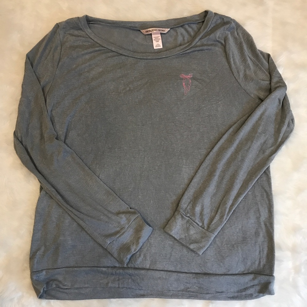 Victoria's Secret bow accent top size large